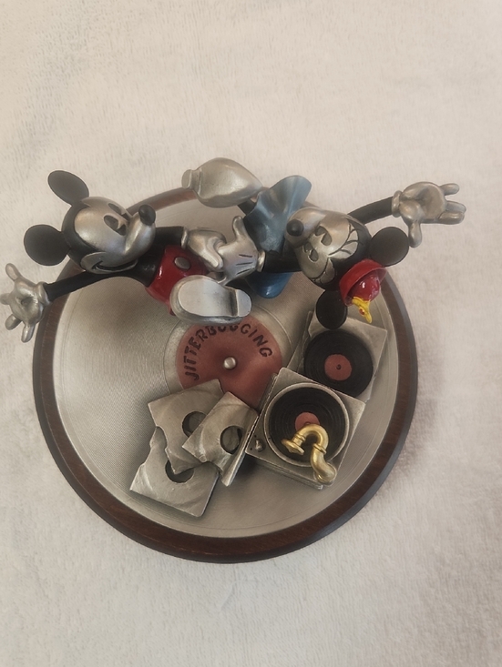 Chilmark Other - Mickey And Minnie Mouse Jitterbugging Pewter Figurine 1994 Limited Edition -READ